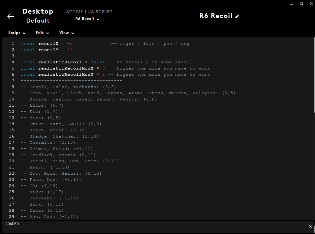 Neb No Recoil Script